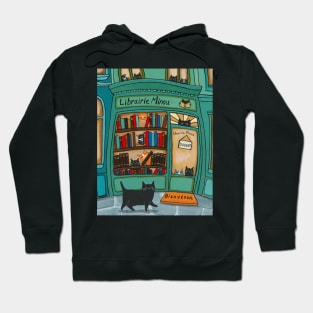 Librairie Minou Cats Bookstore Hoodie